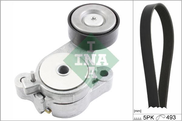 INA 529034010 — V KAYIŞ SETİ GOLF5-JETTA-PASSAT-TIGUAN-POLO-A3 BLG-BMY-CAVA 1,4 TSI 04-
