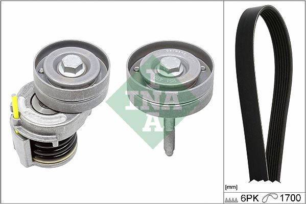 INA 529034110 — V KAYIŞ SETİ GOLF5-JETTA-PASSAT-TIGUAN-POLO-A3 BLG-BMY-CAXA-CBZA-CBZB 1,2 TSI-1,4 TSI 04-