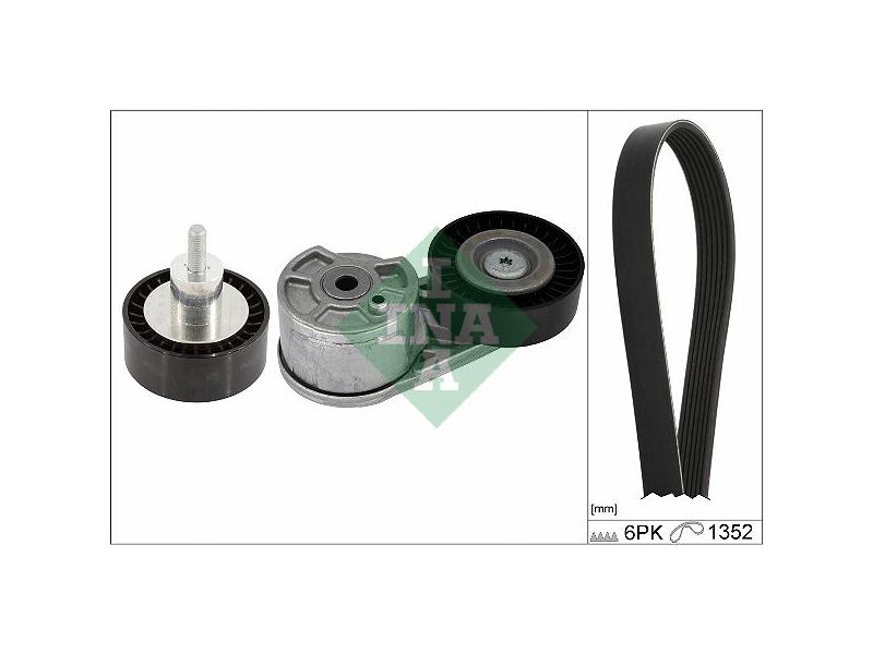 INA 529054910 — V KAYIŞ GERGİ KOMPLE SET GERGİ V KAYIŞ AVARE RULMAN FORD TRANSİT-CUSTOM 18> 2.0 ECOBLUE 6PK1352 G K2Q 19A216