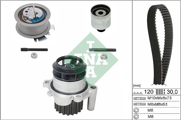 INA 530020130 — TRİGER SETİ SU POMPALI A2 00-05 AROSA 00-06 IBIZA 02-09 POLO 01 09 19TDI AMF BHC ATD AXR