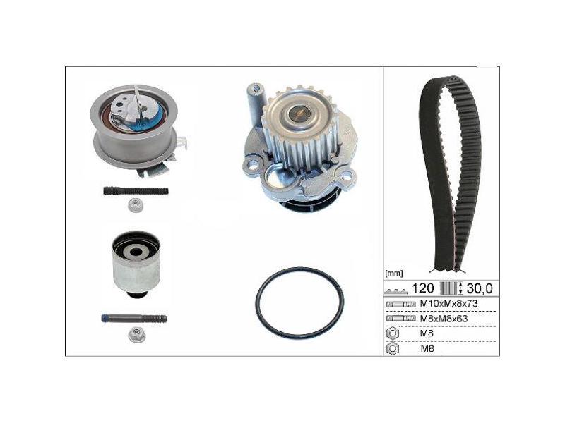 INA 530020132 — TRİGER SETİ+DEVİRDAİM 120 DIS /- KP55569XS-2 VAG POLO, CADDY, T5, GOLF5, PASSAT, A3, LEON