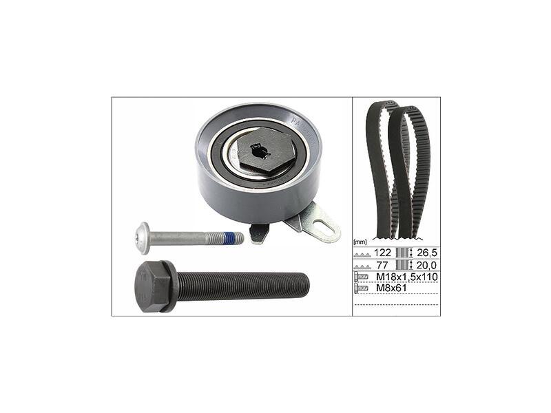 INA 530040610 — TRİGER SETİ+MAZOT POMPA KAYIŞI VW TRANSPORTER AJA-AAB