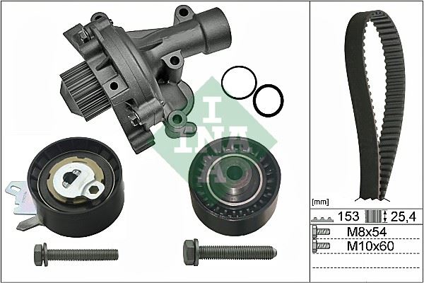 INA 530047130 — TRİGER SETİ DEVİRDAİM CITROEN C4 C5 II III JUMPY PEUGEOT P307 P308 I P407 P807 EXPERT
