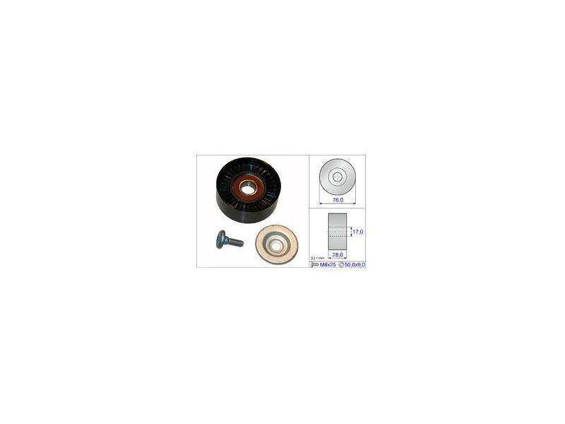 INA 532064810 — V KAYIŞ GERGİ RULMANI MERCEDES W203-W209-W211 ( 02 > 9 ) M271