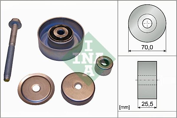 INA 532066510 — V KAYIŞ GERGİ MAKARASI OPEL INSIGNIA A CHEVROLET CAMARO CAPTIVA