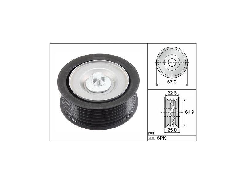 INA 532086610 — KAYİS GERGİ RULMANI MERCEDES W203 05-07, CL203 05-08, W204 07-14, W211 05-08, W212 09-13, W221 06-13, R171