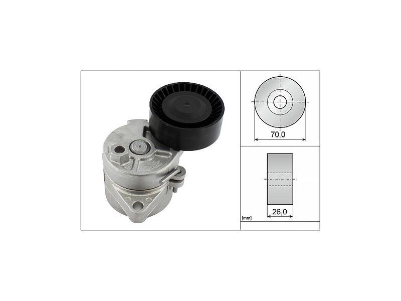INA 534010410 — ALTERNATÖR GERGİ RULMANI KÜTÜKLÜ (BMW BMW (E46) 316 - 318 - 320 /(E39) 520 - 525 - 530 98-03 )