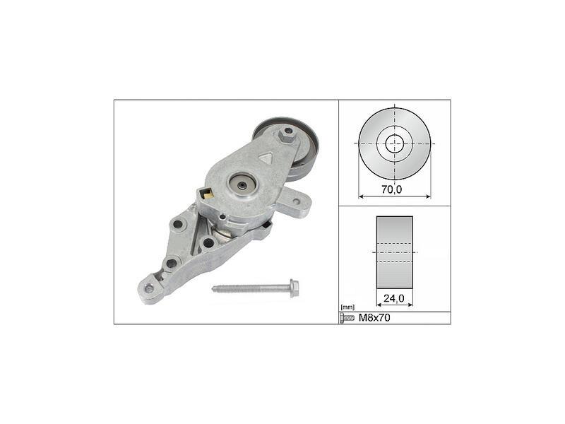 INA 534014030 — V KAYIŞ GERGİSİ-KOMPLE (VW CADDY 96-03 GOLF 98-06 POLO CLS 00-02 AUDI A3 97-00 SEAT LEON 02-06) AGR-AHF-AYQ