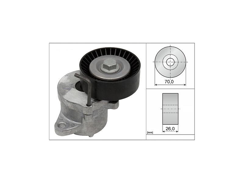 INA 534043910 — ALTERNATÖR GERGİ RULMANI KÜTÜKLÜ ASTRA J 09-14 INSIGNIA A 09-17 -ZAFIRA C 10-18 2.0 CDTI DTJ-DTC -DTL-DTE
