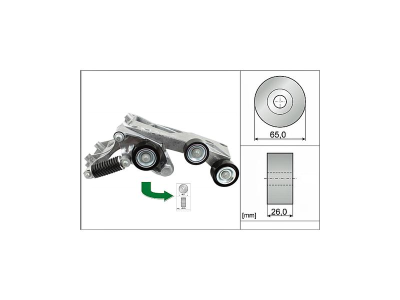 INA 534044610 — KAYIS GERGI RULMANI MERCEDES M266 W169 W245 KUTUKLU