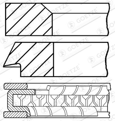 ISS GOE0815430000 — SEGMAN STD ( PEUGEOT 106 205 306 PARTNER 1.1 87-01 / CITROEN ZX SAXO AX BERLINGO 86-08 )