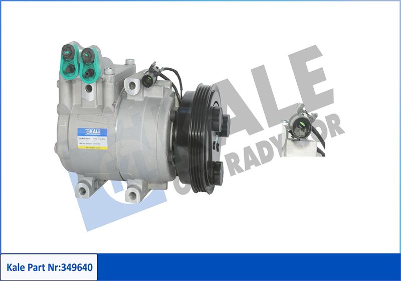KALE-RADYATOR 349640 — KLİMA KOMPRESÖRÜ HYUNDAI ACCENT II 1.5 1.6 00<05 [4PK - V KAYIŞ KASNAĞI] [123.5mm]