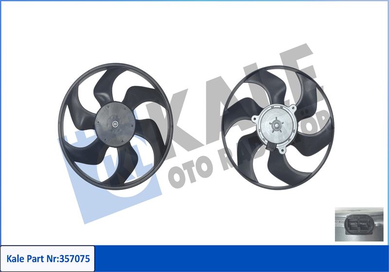 KALE-RADYATOR 357075 — FAN RADYATÖRÜ CLIO MODUS GRAND MODUS TWINGO 1.2 1.6 16V 1.5DCI 04> NISSAN MICRA NOTE 1.5DCI 06> (200W