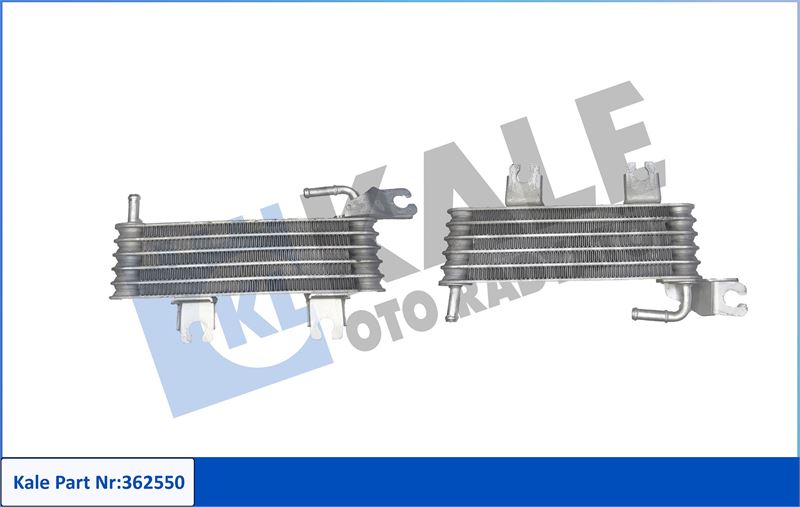 KALE-RADYATOR 362550 — YAĞ SOĞUTUCU HYUNDAI TUCSON 2.0CRDI 0410 (FİN&TÜP TİPİ - PLAKA) ŞANZIMAN YAĞ SOĞUTUCU