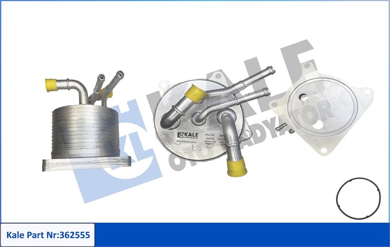 KALE-RADYATOR 362555 — ŞANZIMAN YAĞ SOĞUTUCU MITSUBISHI LANCER VIII 1.8 08> ; OUTLANDER II 2.0 06<12 ; OUTLANDER III 2.0 12>