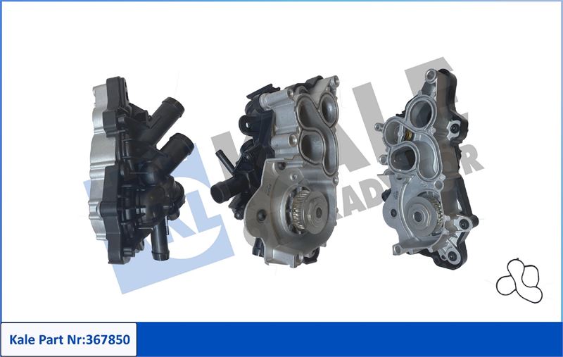 KALE-RADYATOR 367850 — SU POMPASI DEVİRDAİM GOVDELI AUDI A1 A3 Q2 Q3 1.4TFSI 13 20 - SEAT ALHAMBRA ARONA ATECA IBIZA IV