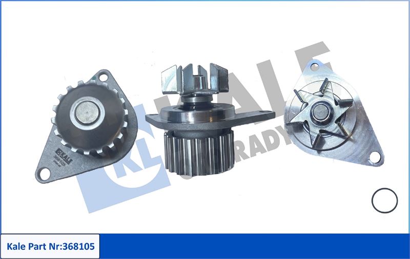 KALE-RADYATOR 368105 — SU POMPASI DEVİRDAİM PEUGEOT P1007 P106 II P206 P206 SW P206+ P207 P207 SW P306 P307 BIPPER BIPPER