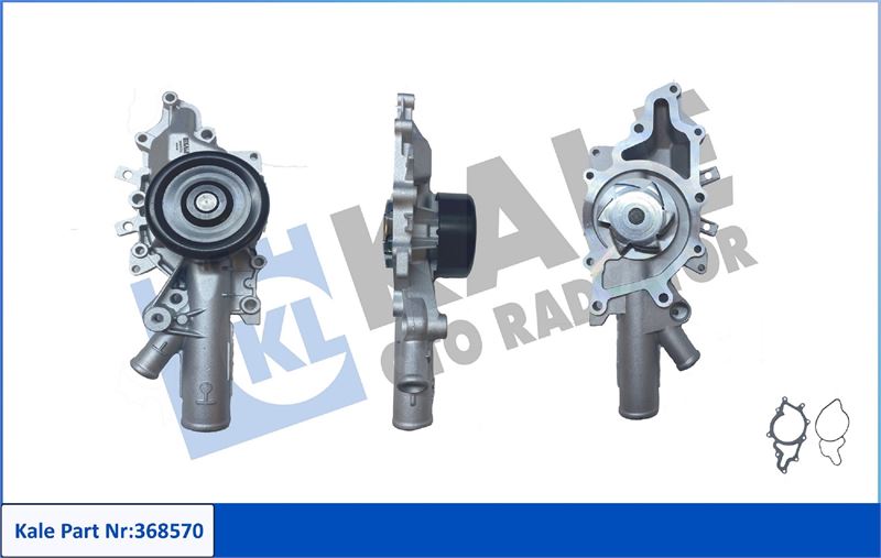 KALE-RADYATOR 368570 — SU POMPASI MERCEDES BENZ (C-CLASS) W202/W203 C200-C220CDI (611.962) 00<06 C220CDI (611.960) 93<00 ;