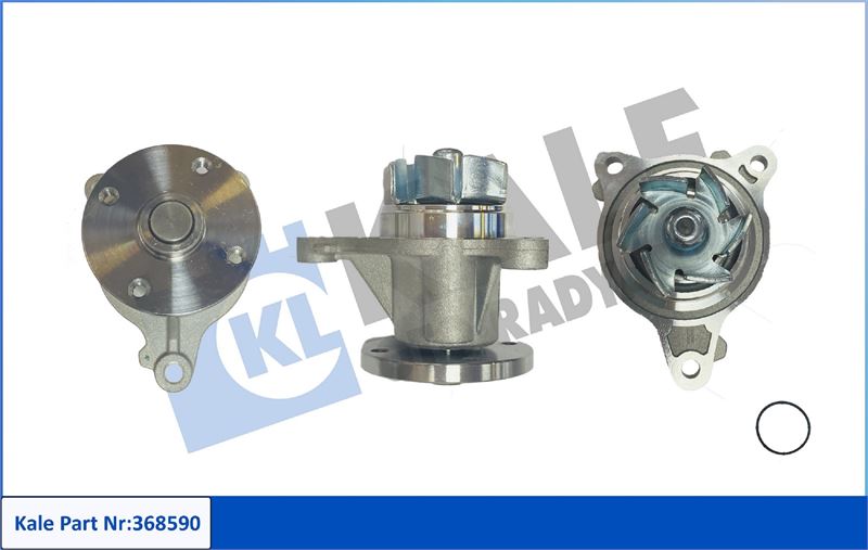 KALE-RADYATOR 368590 — SU POMPASI HYUNDAI ACCENT BLUE 1.4CVVT 12> ; ACCENT V ; BAYON 1.4 21> ; İ20 ACTIVE ; İ20 II 1.4 15> ;
