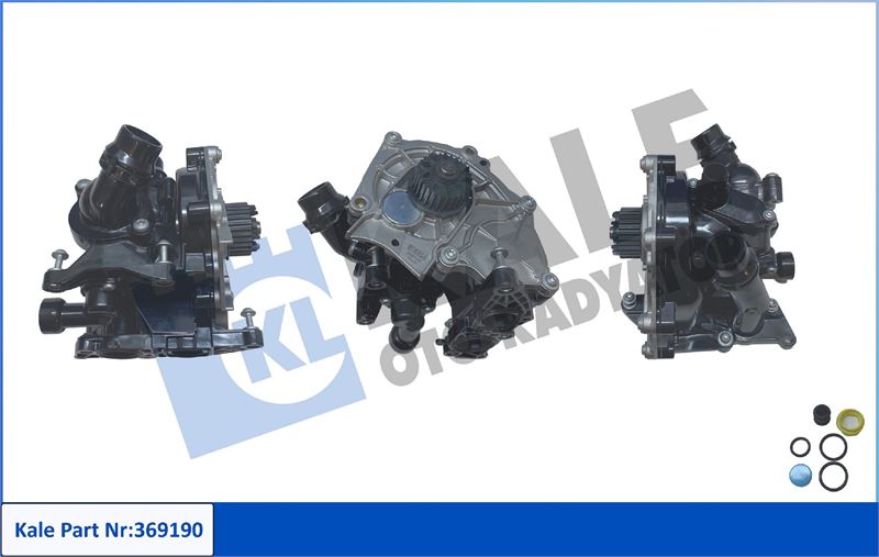 KALE-RADYATOR 369190 — SU POMPASI DEVİRDAİM MEKANİK VERSIYON AUDI A1 A3 A4 A5 A6 A7 A8 Q2 Q3 Q5 Q7 TT 1.8/2.0TFSI 07
