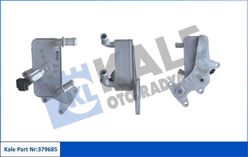 KALE-RADYATOR 379685 — YAĞ SOĞUTUCU VOLKSWAGEN JETTA IV 1.8TSI 14= ; 2.5 10= (SOĞUTUCU KÜTÜK-CONTA İLAVELİ) ŞANZIMAN YAĞ