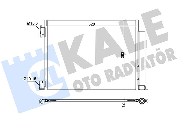 KALE-RADYATOR 382560 — KLİMA RADYATÖRÜ RENAULT CLIO V ; CAPTUR II 1.0/1.3TCE 1.5DCI 20> - NISSAN MICRA V (K14) 1.0 16> ;