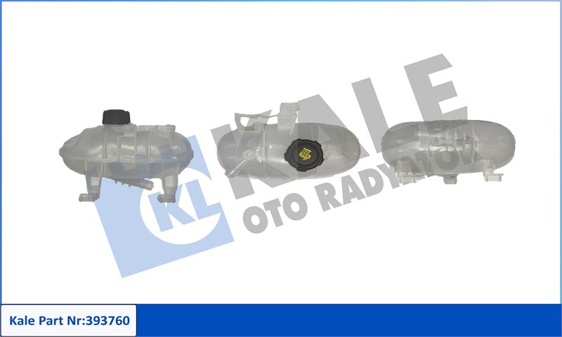 KALE-RADYATOR 393760 — RADYATÖR YEDEK SU DEPOSU (KAPAKLI) TRAFIC III VIVARO B R9M 1.6 DCI 14-19