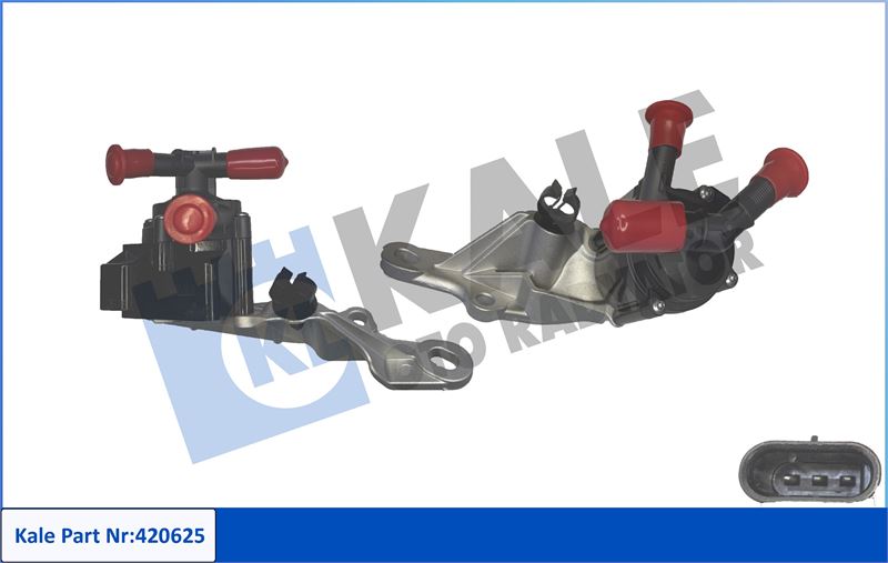 KALE-RADYATOR 420625 — SU POMPASI ELEKTRİKLİ DEVİRDAİM PEUGEOT P208 I P2008 I P308 II P308 SW II P3008 MPV P5008 P5008 II