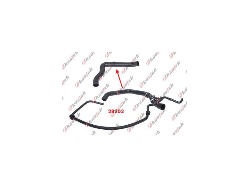 KAUTEK VWRH072 — RADYATÖR SU HORTUMU VW-LT 96> AGX-AHD-APA-ANJ-BBE-BBF-2.5 TDİ