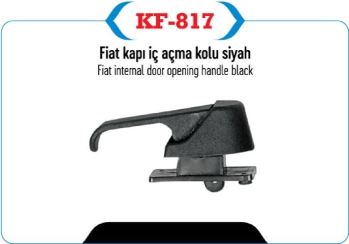 KAYA KF817 — KAPI İÇ AÇMA KOLU SİYAH M131