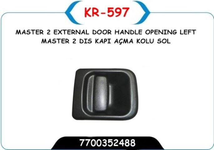 KAYA KR597 — DIS KAPI ACMA KOLU ON SOL RENAULT MASTER II