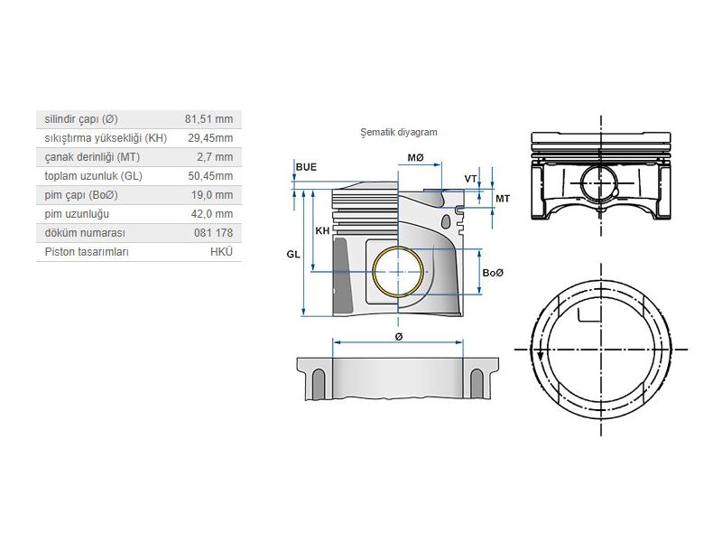 KOLBEN 99792620 — MOTOR PİSTON SEGMAN 0.50 GOLF IV-PASSAT-JETTA-A3-LEON 1.6 19Pİ 81.01 ALZ-ANA-AVU-AYD-BFQ-BFS CYL