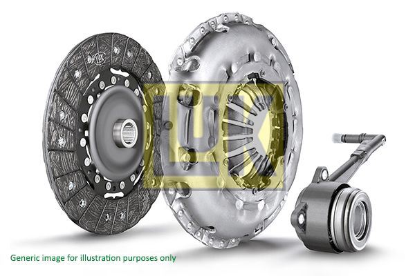 LUK 626307233 — DEBRİYAJ SETİ (HİDROLİK RULMANLI) VOLKSWAGEN CRAFTER 25TDI 06- 163PS BJM