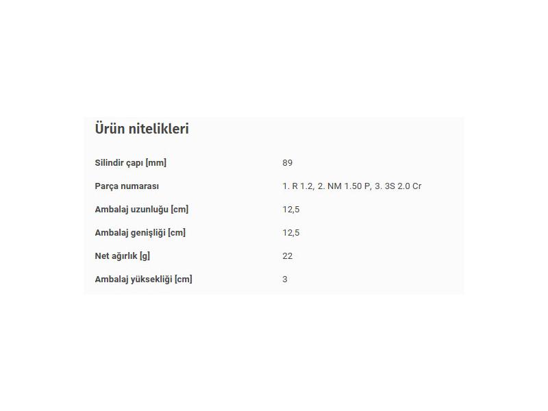 MAHLE 02825N0 — SEGMAN SETİ 89,00MM VAG Q7 TOUAREG 06-17