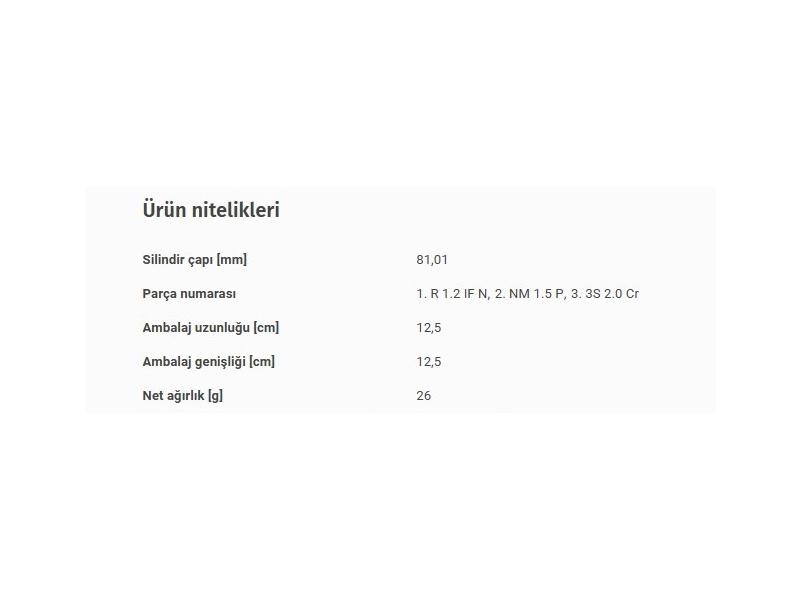 MAHLE 03301N0 — SEGMAN-STD(VW GOLF 98-06 PASSAT 97-00 POLO CLS 00-02 AUDI A3 97-03)ADP-AKL-AFT-ARM