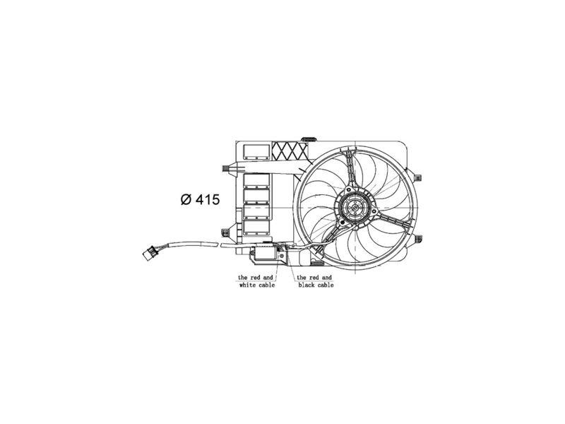 MAHLE CFF30000S — RADYATÖR FANI KOMPLE MINI R50 R52 R53