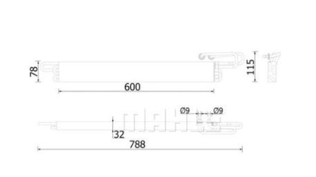 MAHLE CLC224000P — OTOMATİK ŞANZIMAN YAĞ SOĞUTUCU OPEL INSIGNIA A 1.6CDTI B16DT (ENo:8MO376900501)