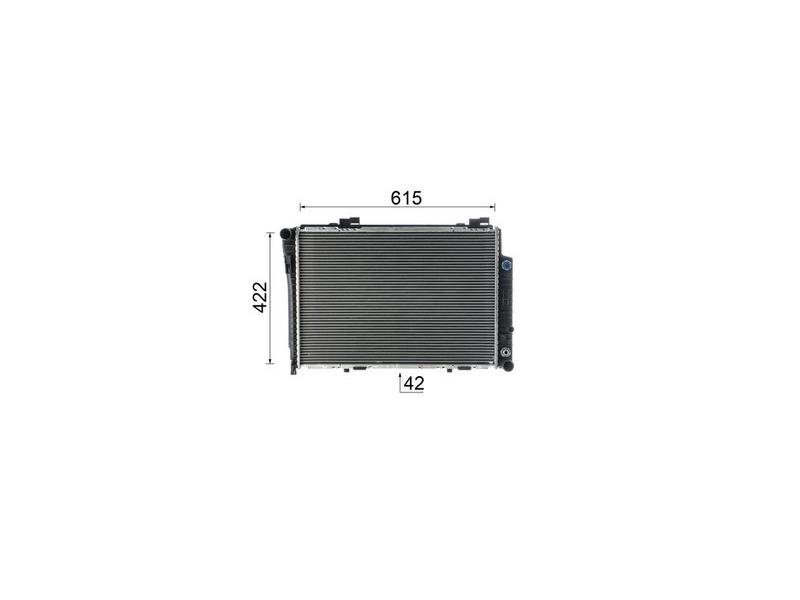 MAHLE CR248000S — SU RADYATÖRÜ (615X422X42) (OTOMATİK)(MANUEL) MERCEDES W202 W210 R170 C 240 C 280 C 200 D M 112910