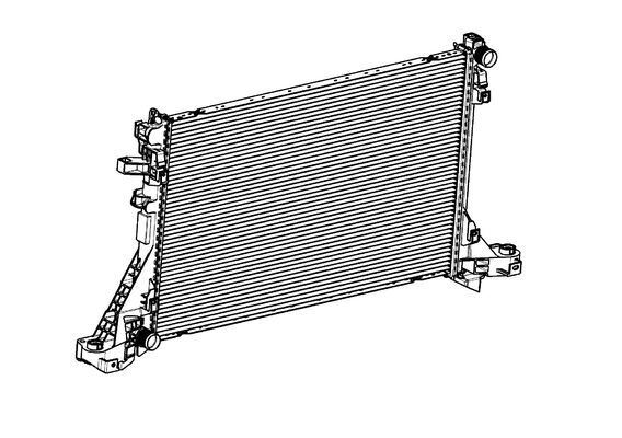 MAHLE CR2724000P — MOTOR SU RADYATÖRÜ RENAULT MASTER III 10> OPEL MOVANO B 10> 2.3dCi 775x26x478