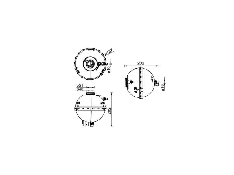 MAHLE CRT211000S — RADYATÖR YEDEK SU DEPOSU BMW F20, F20 LCI, F21, F21 LCI, F22, F22 LCI, F23, F23 LCI, F30, F30 LCI, F31