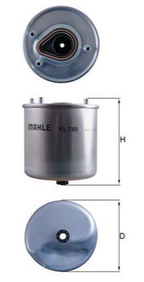 MAHLE KL780 — MAZOT FİLTRE FORD FOCUS 1.6TDCı 2011-VOLVO S40-V50-S60-S80-V60-V40-XC40 D4162T 11-15