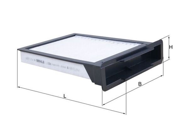 MAHLE LA304 — KABİN FİLTRESİ ( PEUGEOT 107 / CITROEN C1 1.0 1.4HDI 05-)