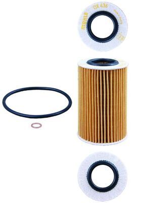 MAHLE OX436D — YAĞ FİLTRESİ -ELEMAN TIP ( HYUNDAI SANTAFE 2.2 CRDI 06/ / SONATA 2.0 CRDI 06/ /TUCSON 2.0 CRDI 06-10/KIA