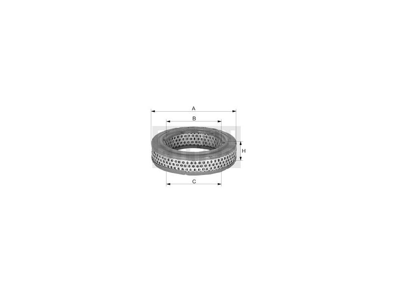 MANN C15556 — HAVA FİLTRESİ - BMW 1500-2000 (115, 116, 118, 121) 1500