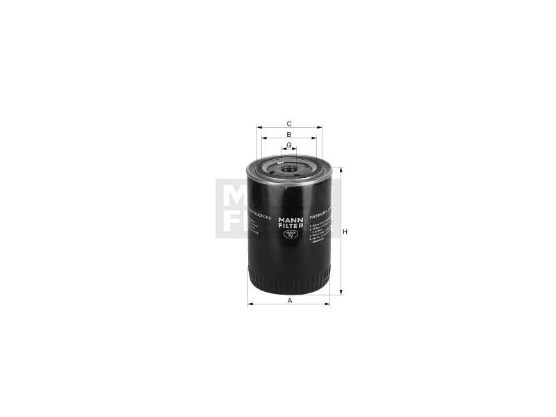 MANN W9501 — YAG FILTRESI NEW HOLLAND TM TM180 05-07