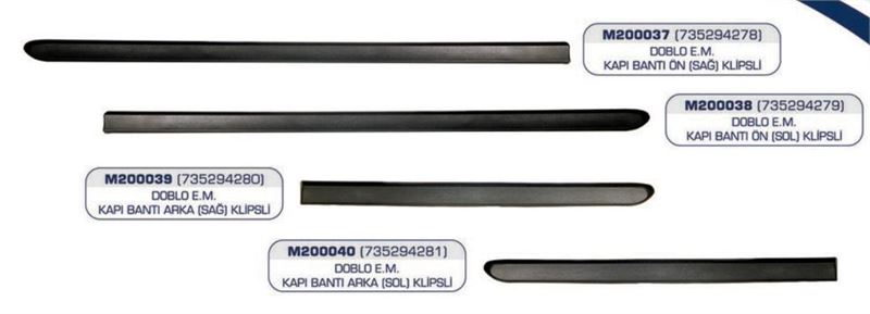 MARAL 200039 — KAPI BANDI ARKA SAĞ EM ( FIAT DOBLO )