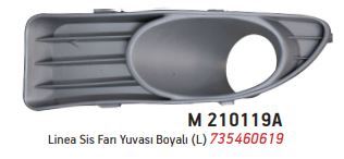 MARAL 210119A — SİS FAR ÇERÇEVESİ SİSLİ BOYALI SOL-(FIAT LINEA )