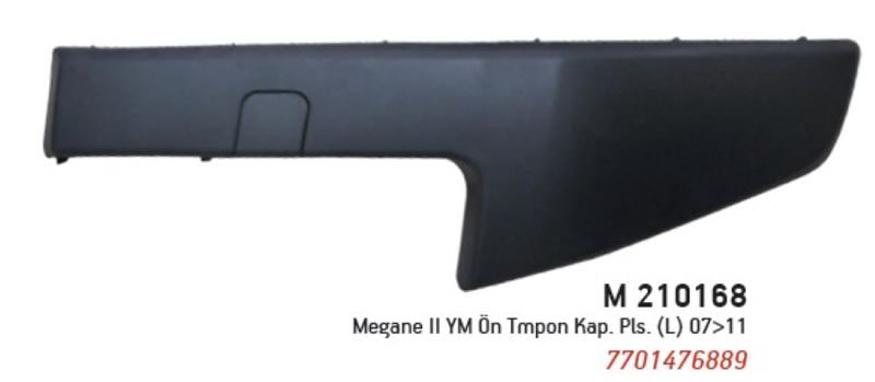 MARAL M210168 — ÖN TAMPON KAP.PLS.SOL (L) 07-11 MEGANE II YM (7701476889)