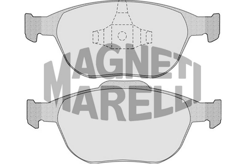 MARELLI 323700000600 — FREN BALATASI ÖN (FORD CONNECT 1.8I 1.8TDCI 02- FOCUS 2.0I 16V 01-)