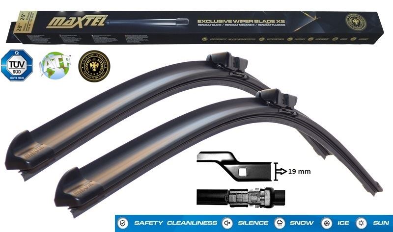 MAXTEL 12105052 — SİLECEK ÖN TK (650MM - 550MM) MUZ TİPİ BOXER III JUMPER III